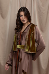 Lyrane Vest Kaftan Dress