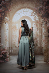 Aurora Silk Kaftan Set