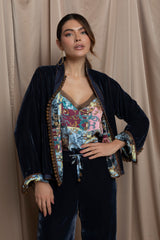 Astryon Velvet Jaftan Set