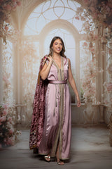 Rosaline Silk Kaftan Set