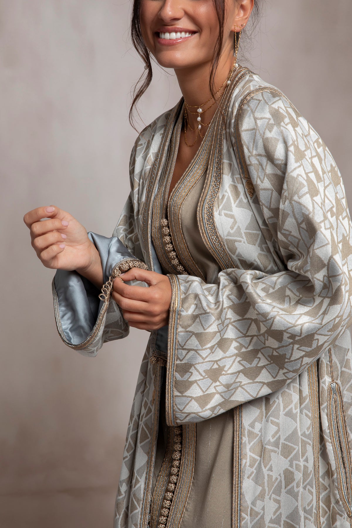 Line 1 Kaftan Set