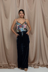 Astryon Velvet Jaftan Set