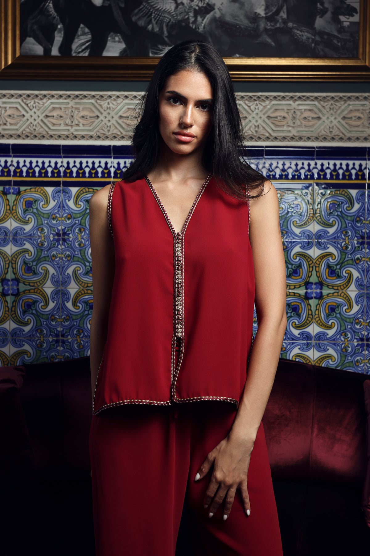 Elara Kaftan Set