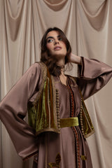 Lyrane Vest Kaftan Dress
