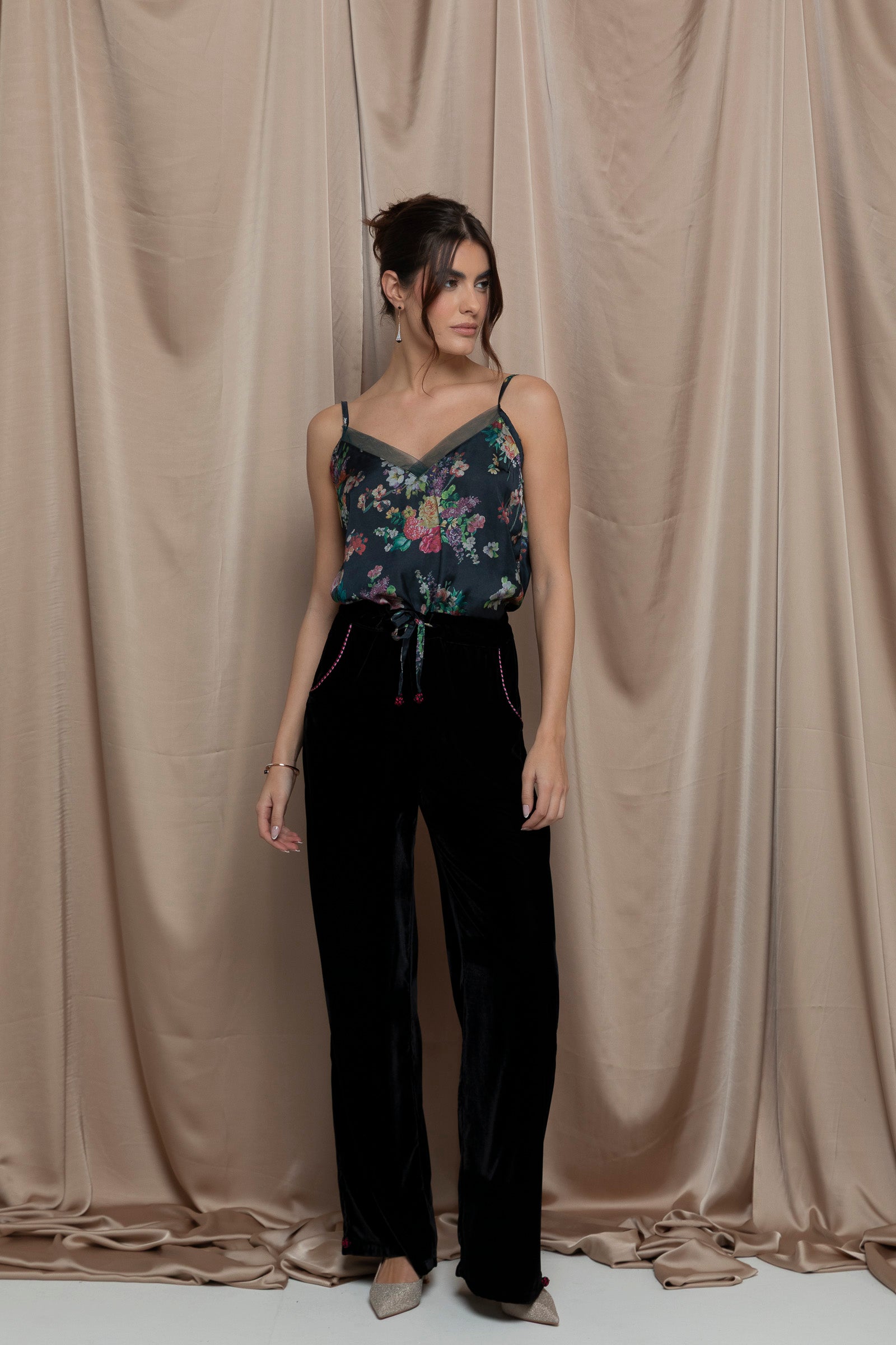 Maristel Velvet Jaftan Set