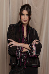 Seralyn Velvet Jaftan Set