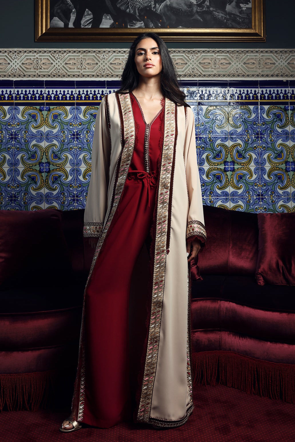 Elara Kaftan Set