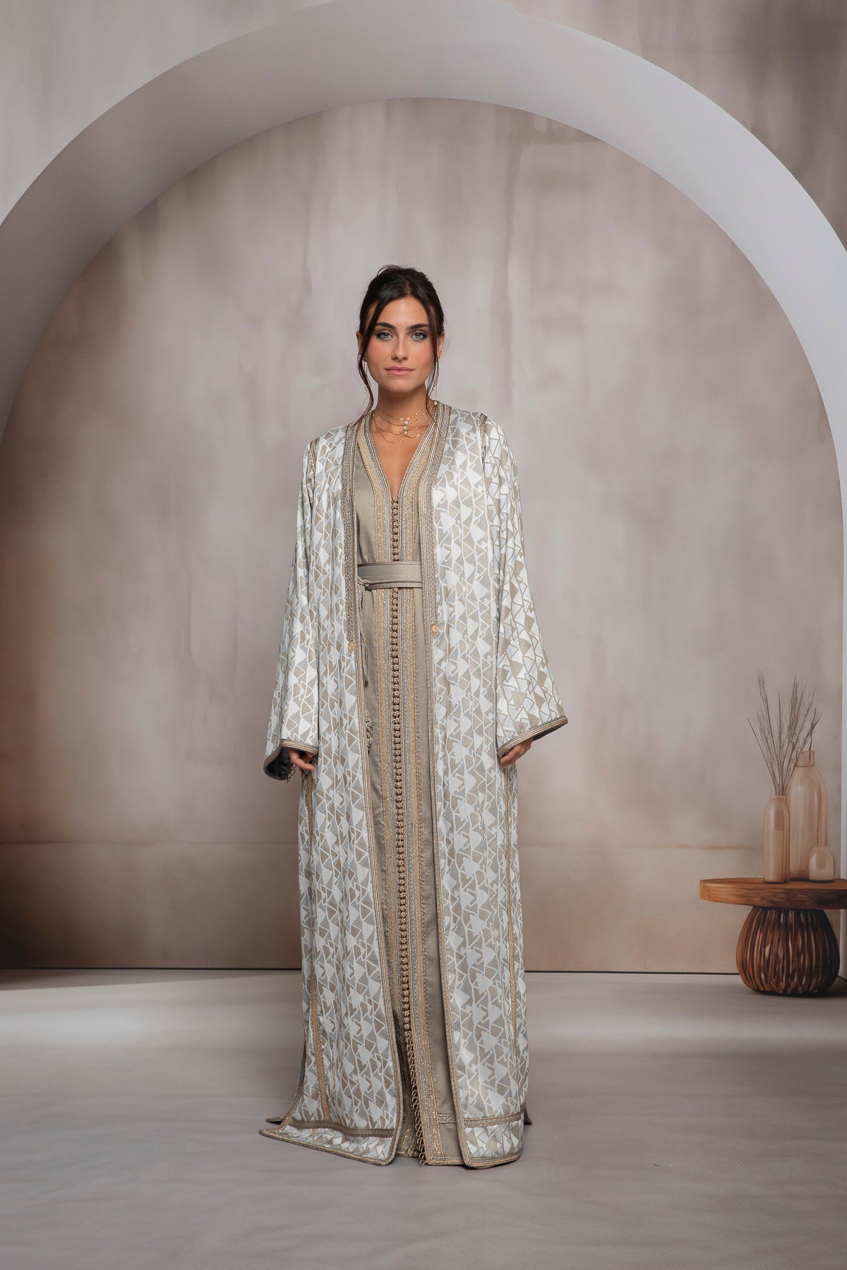 Line 1 Kaftan Set