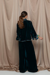 Nymira Velvet Jaftan Set