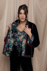 Maristel Velvet Jaftan Set