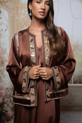 Samira Silk Jaftan Set