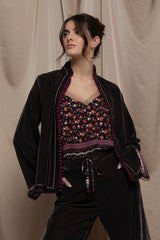 Seralyn Velvet Jaftan Set