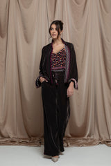 Seralyn Velvet Jaftan Set