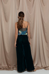 Nymira Velvet Jaftan Set