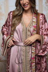 Rosaline Silk Kaftan Set