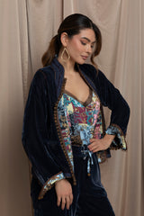 Astryon Velvet Jaftan Set