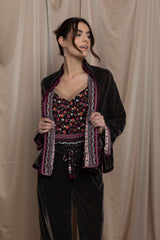 Seralyn Velvet Jaftan Set