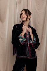 Maristel Velvet Jaftan Set