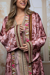 Rosaline Silk Kaftan Set