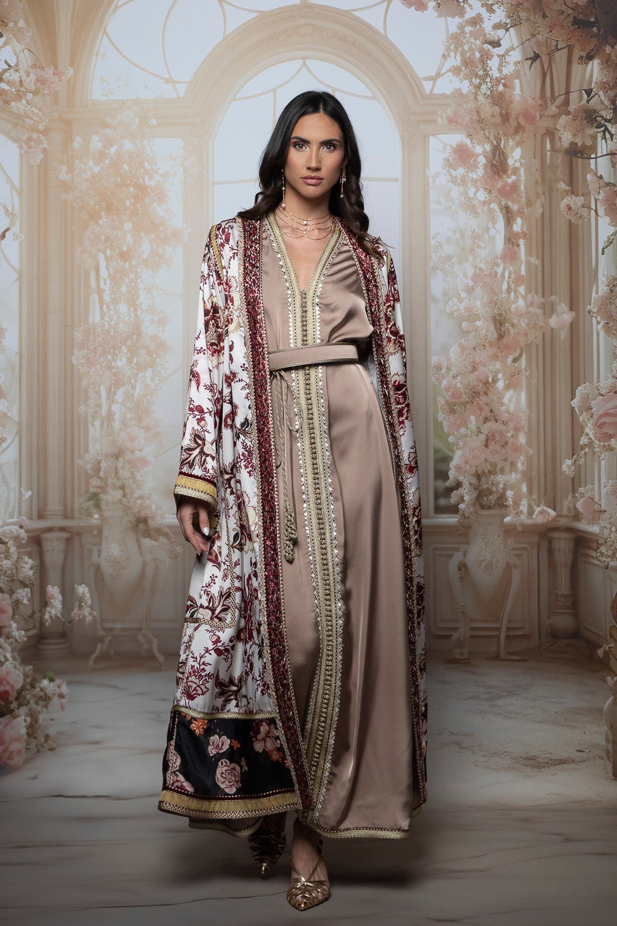 Amara Silk Kaftan Set