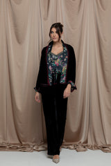 Maristel Velvet Jaftan Set