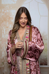 Rosaline Silk Kaftan Set