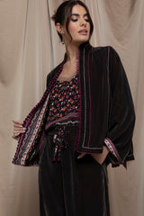 Seralyn Velvet Jaftan Set