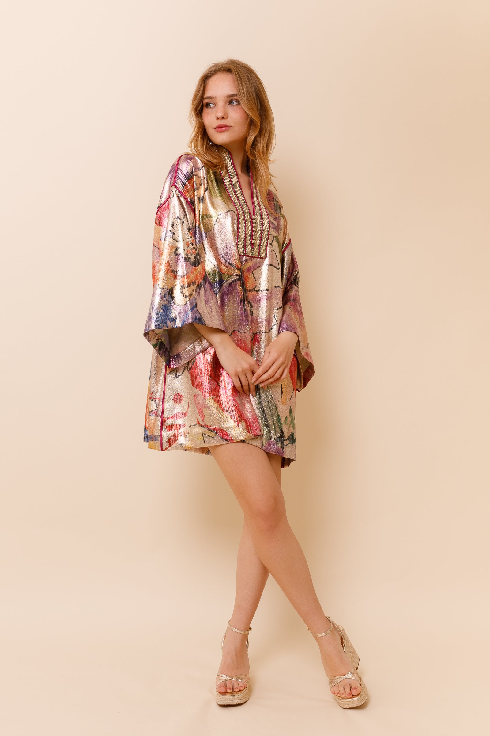 Kira Short Kaftan Dress