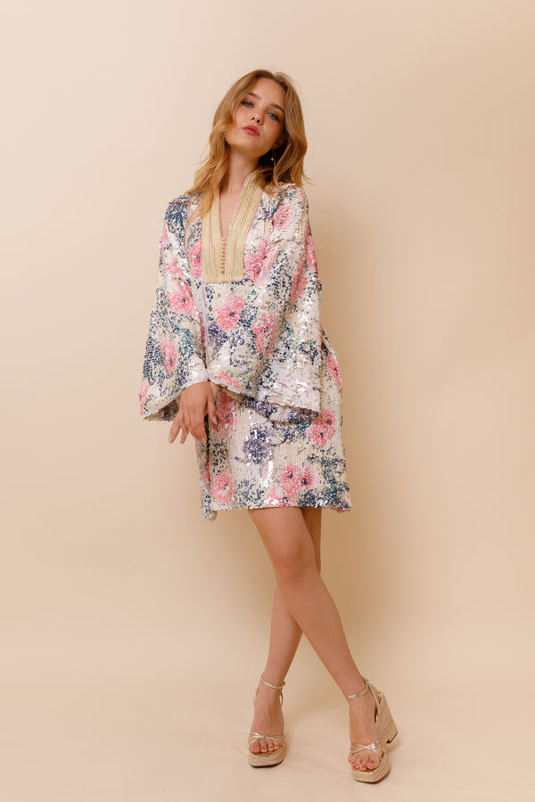 Blossom Short Kaftan Dress