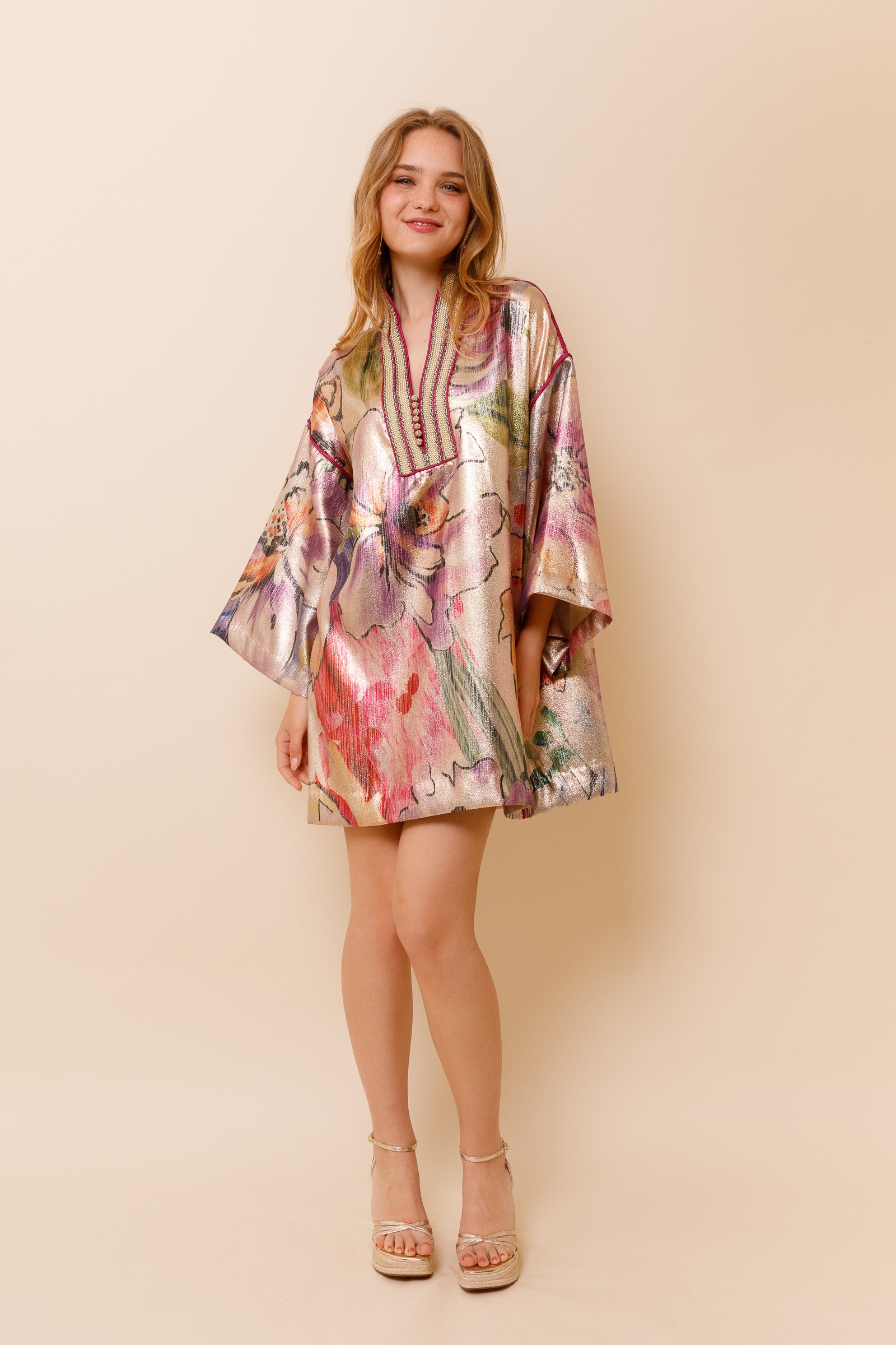 Kira Short Kaftan Dress