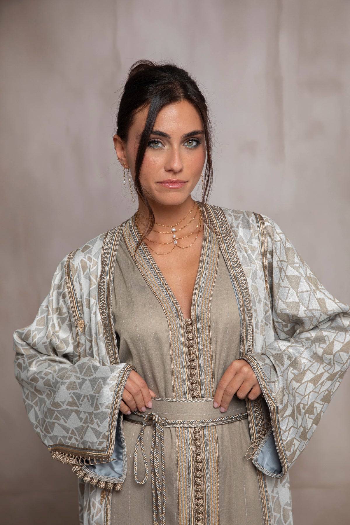 Line 1 Kaftan Set
