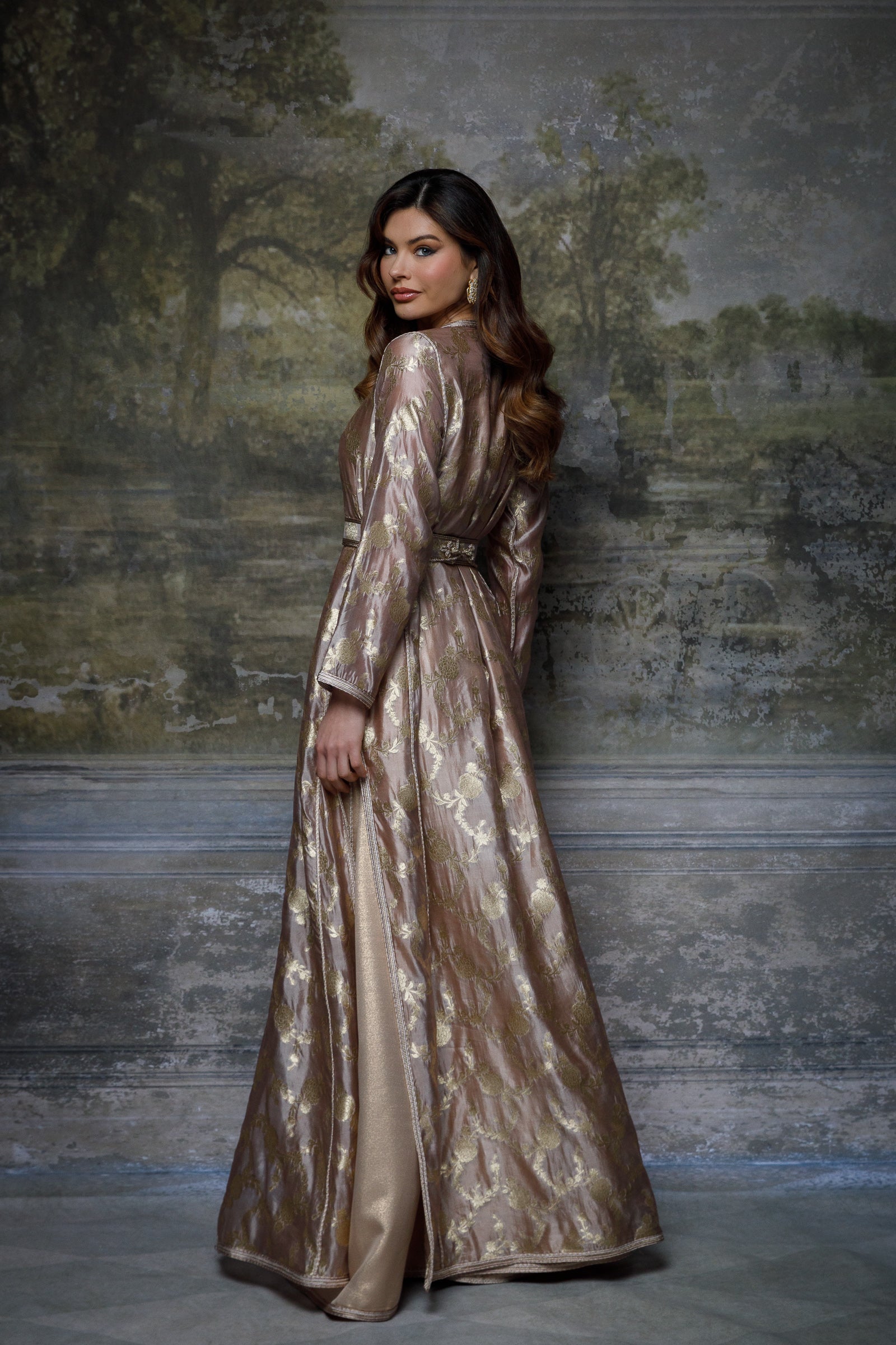 Queen Rania Kaftan Set – Rena Madrid Casablanca
