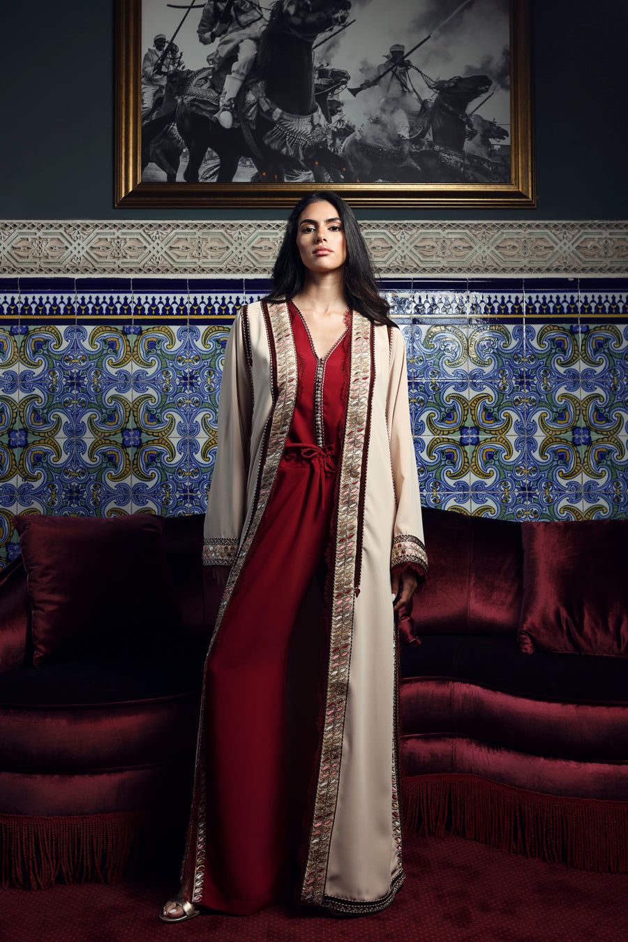 Elara Kaftan Set