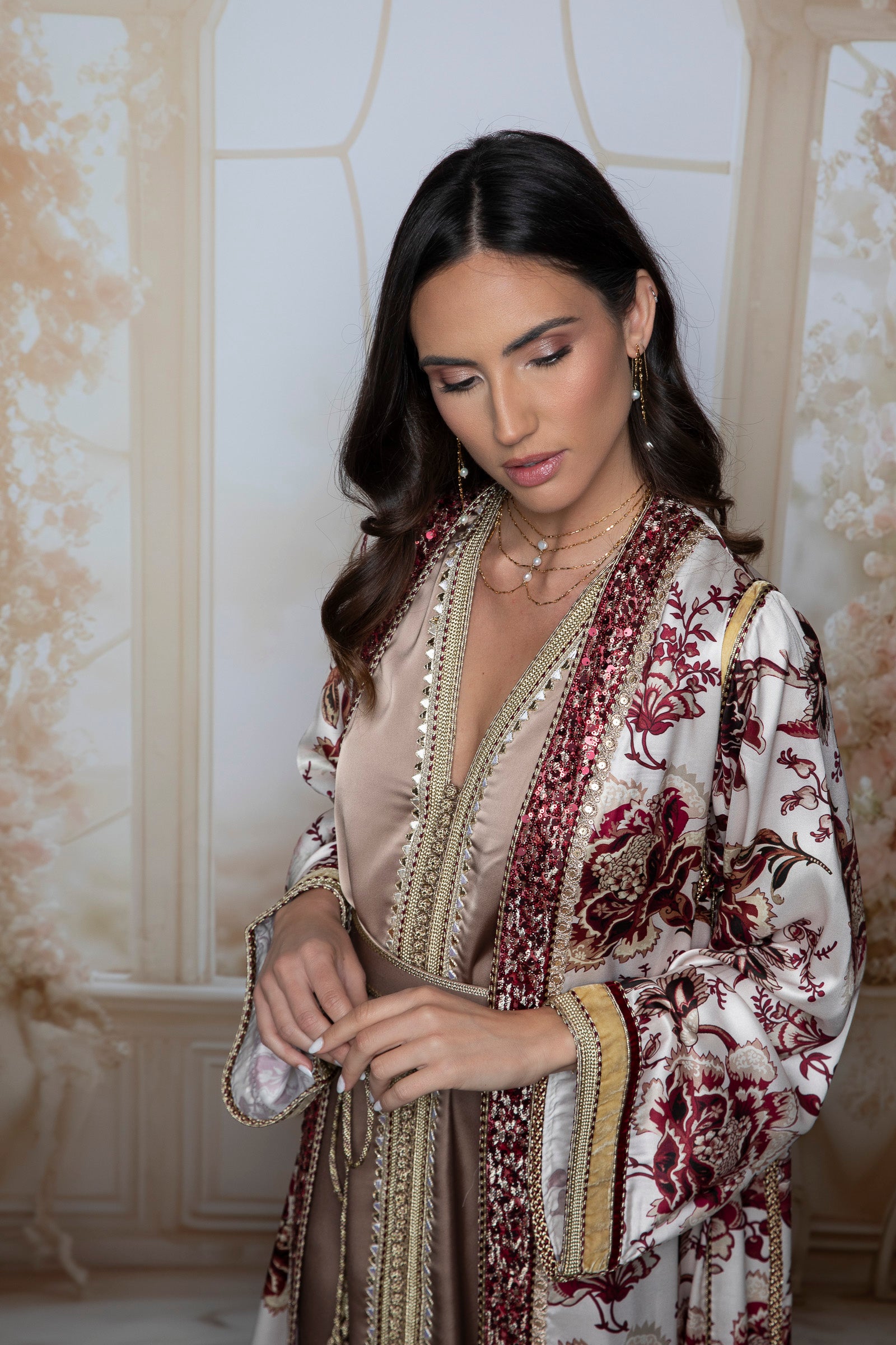 Amara Silk Kaftan Set