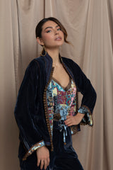 Astryon Velvet Jaftan Set