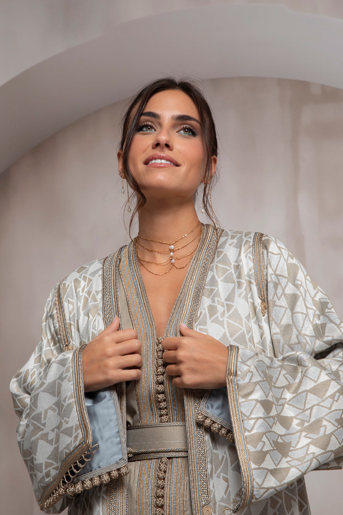 Line 1 Kaftan Set