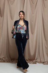 Astryon Velvet Jaftan Set