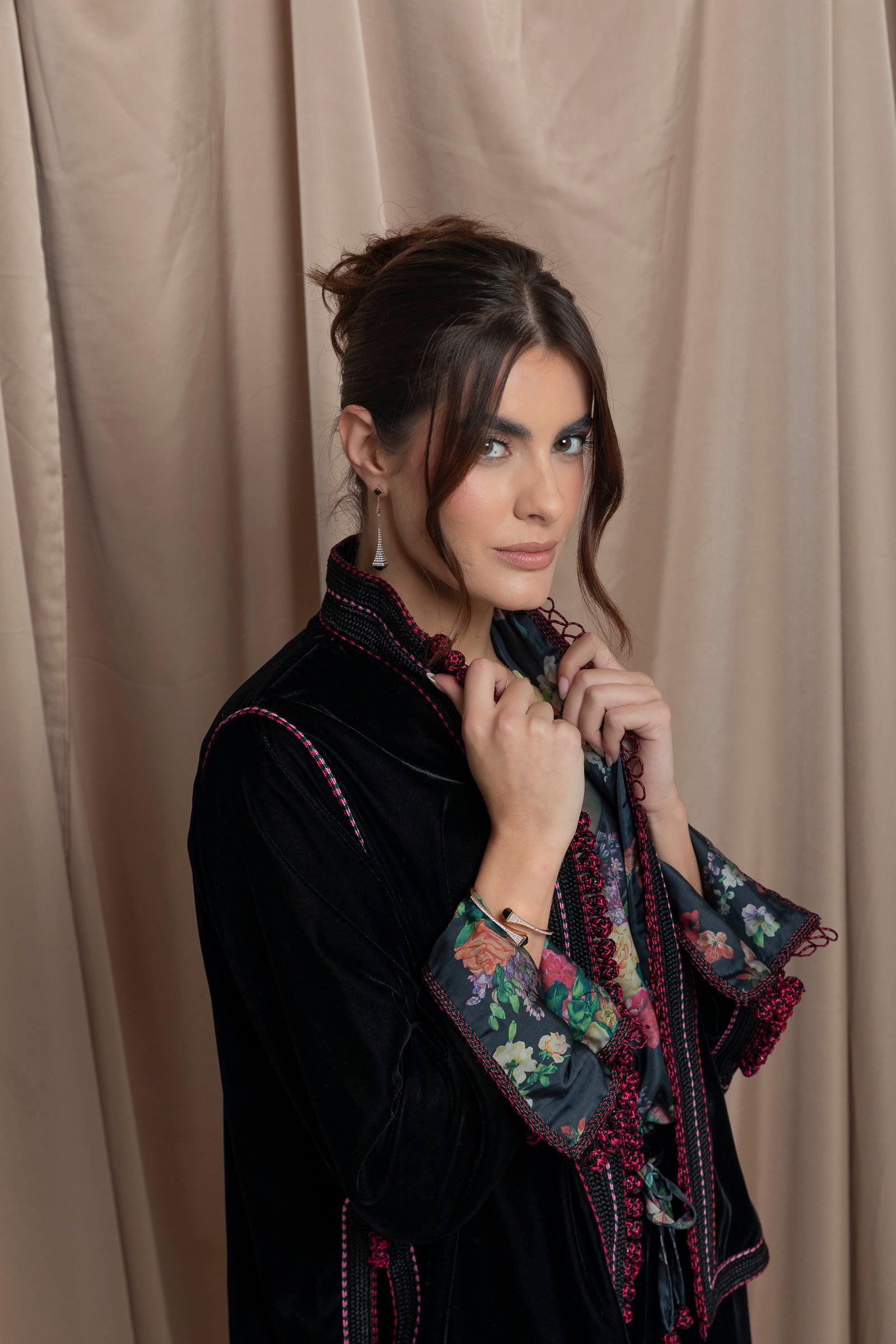 Maristel Velvet Jaftan Set