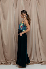 Nymira Velvet Jaftan Set