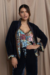 Astryon Velvet Jaftan Set