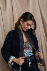 Astryon Velvet Jaftan Set