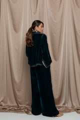 Nymira Velvet Jaftan Set