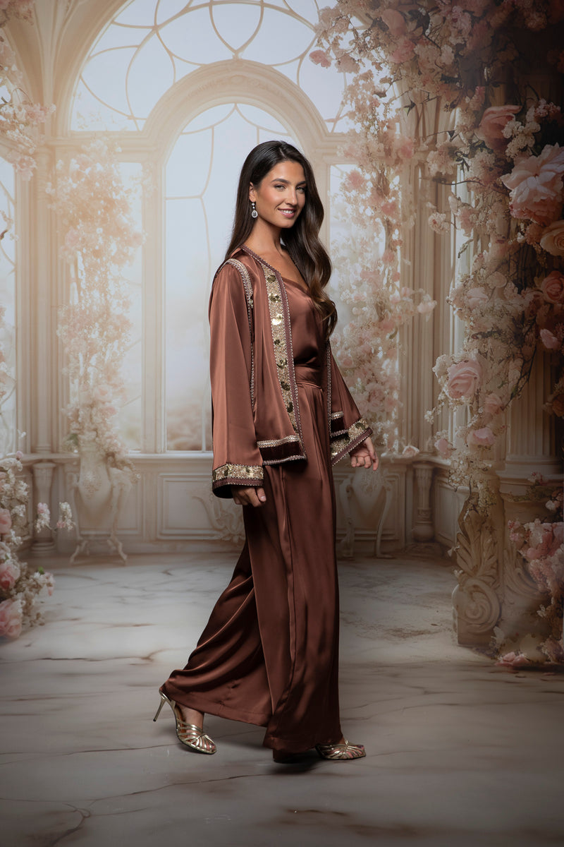 Samira Silk Jaftan Set