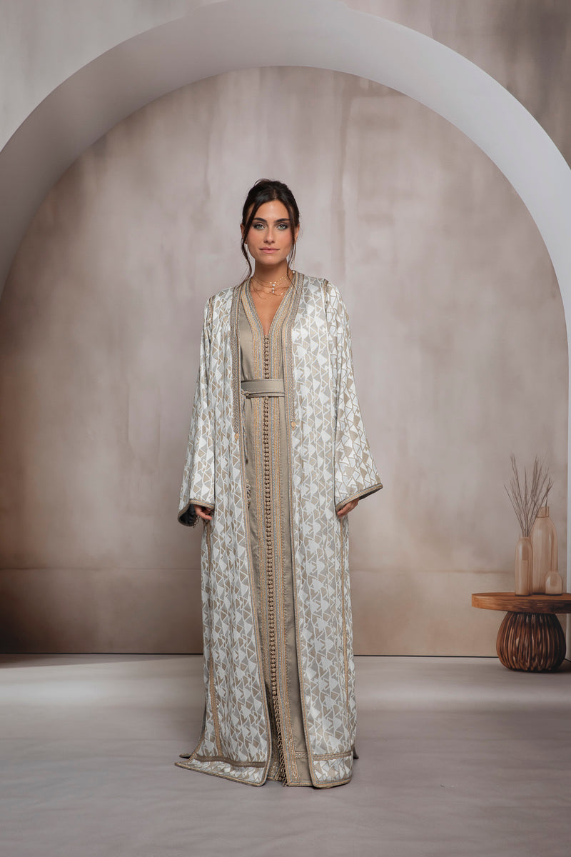 Line 1 Kaftan Set