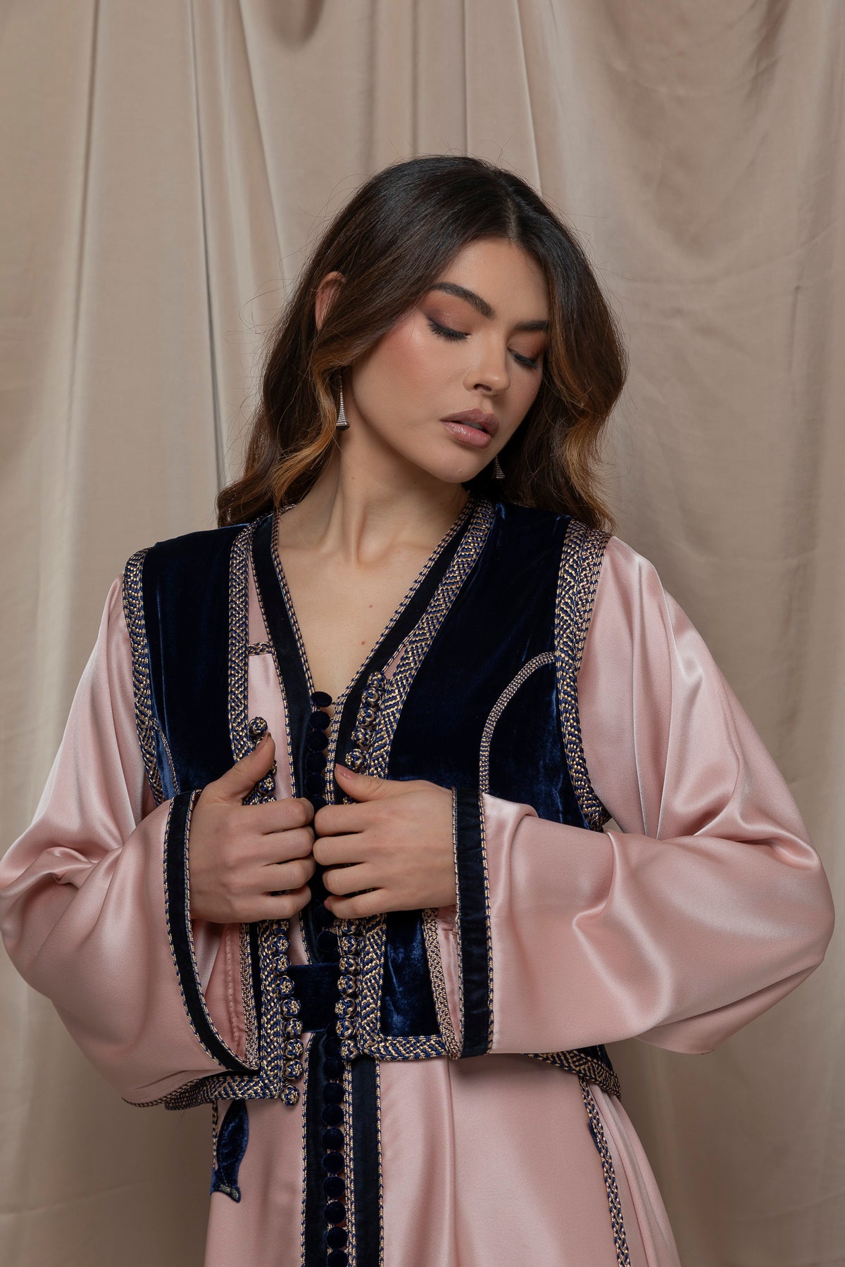 Selene Vest Kaftan Dress