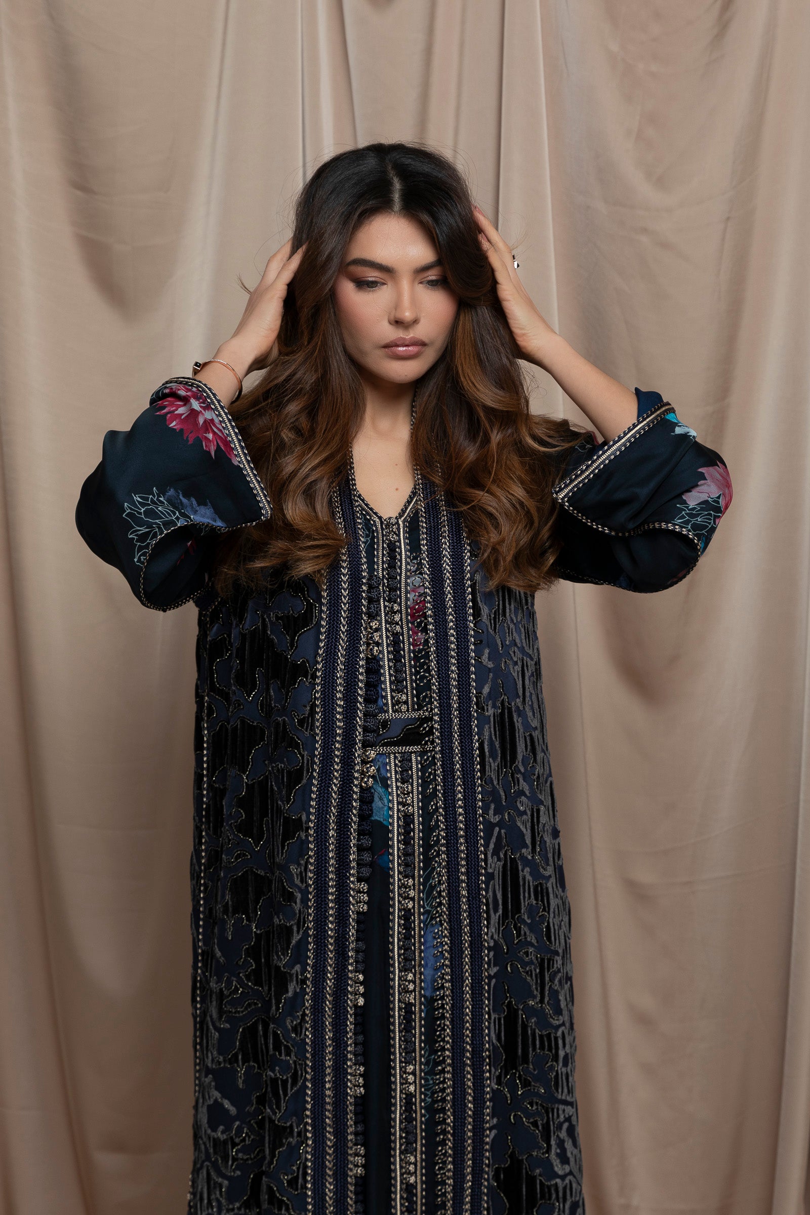 Astraea Vest Kaftan Set