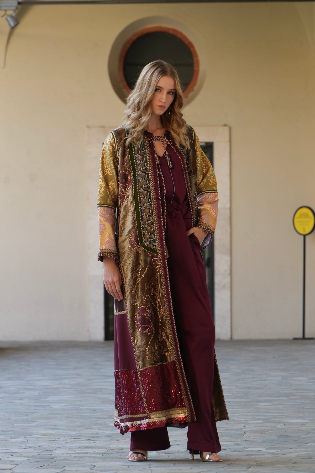 Asmahan One-of-a-Kind Kaftan Set