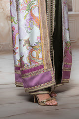 Lilas Silk Kaftan Set