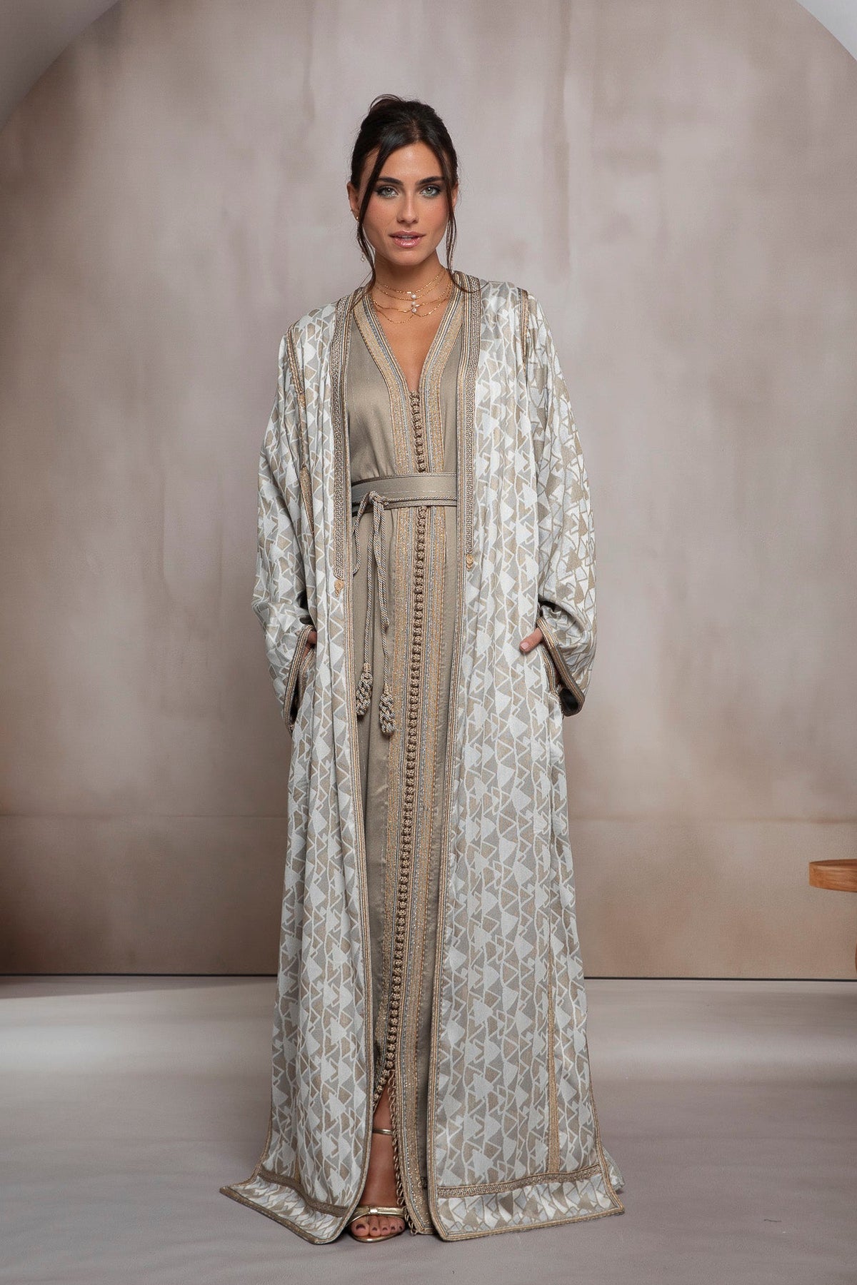 Line 1 Kaftan Set