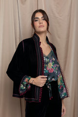 Maristel Velvet Jaftan Set